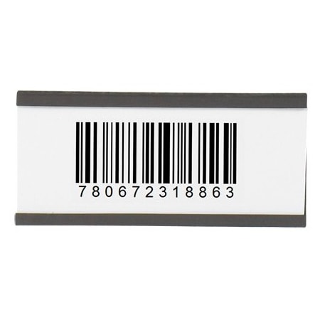 Bsc Preferred 2 x 4'' Magnetic C-Channel Cardholders, 25PK BUY00019723
